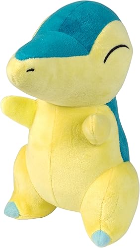 Miniatura 2 de Pokémon Legends: Arceus - Peluche de Cyndaquil de 8 pulgadas - Con Licencia Oficial - Figura Inicial de Generación 2 - Auténtico Juguete de Peluche
