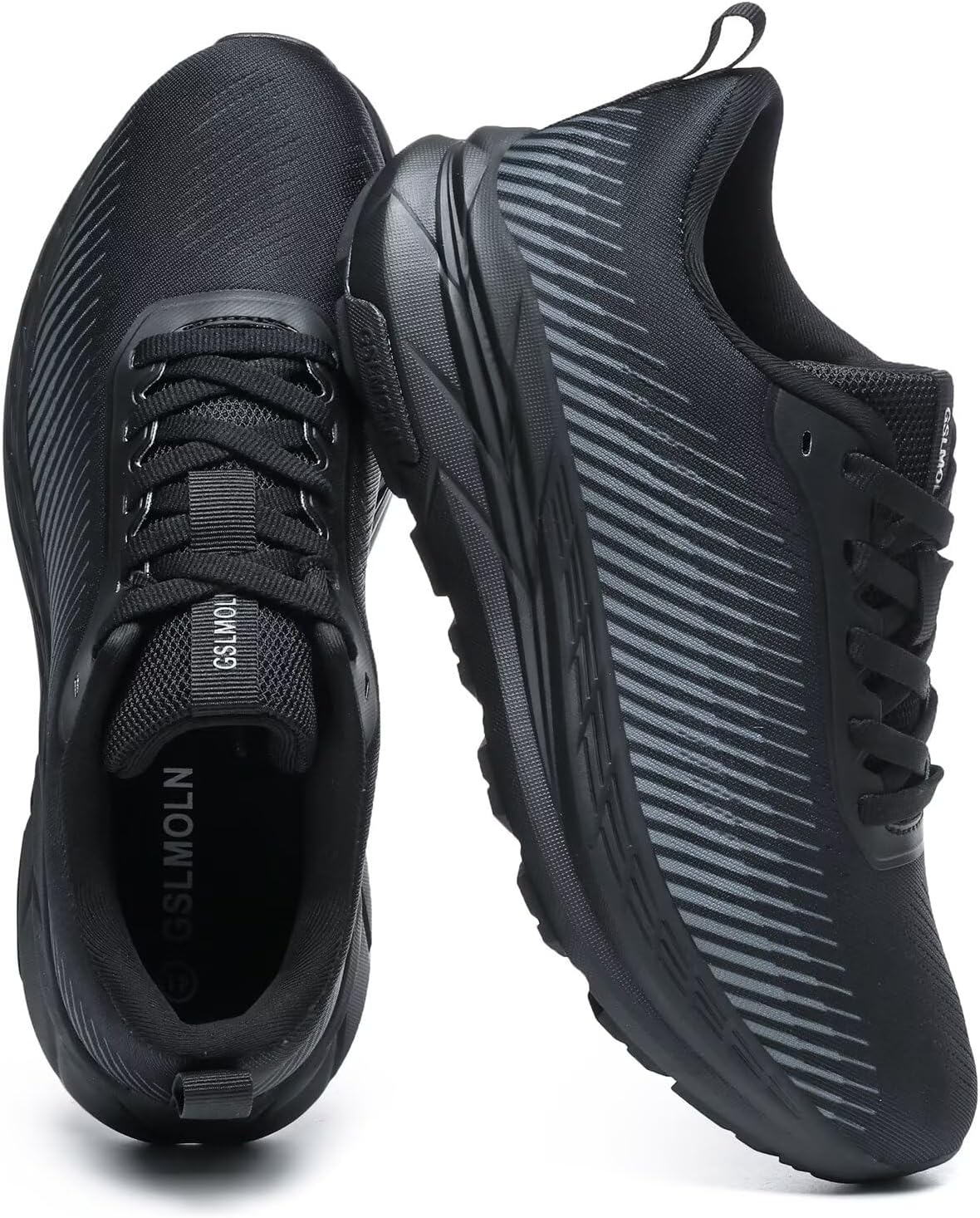 GSLMOLN Women's Running Shoes Breathable Comfortable Lightweight Non Slip Cushion Walking Gym Tennis Sneakers