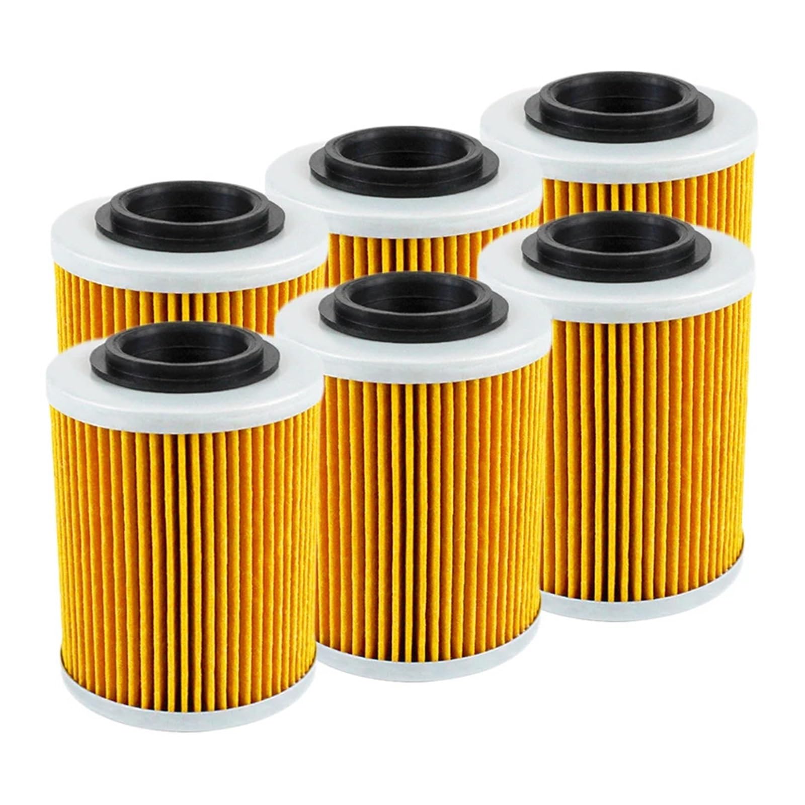 Filtro olio for moto 2/4/6 pezzi Compatibile per BRP e CAN-AM Outlander MAX 330 400 L 450 500 570 650 Renegade 800 850 1000 800R 1000R | 6pcs-yellow