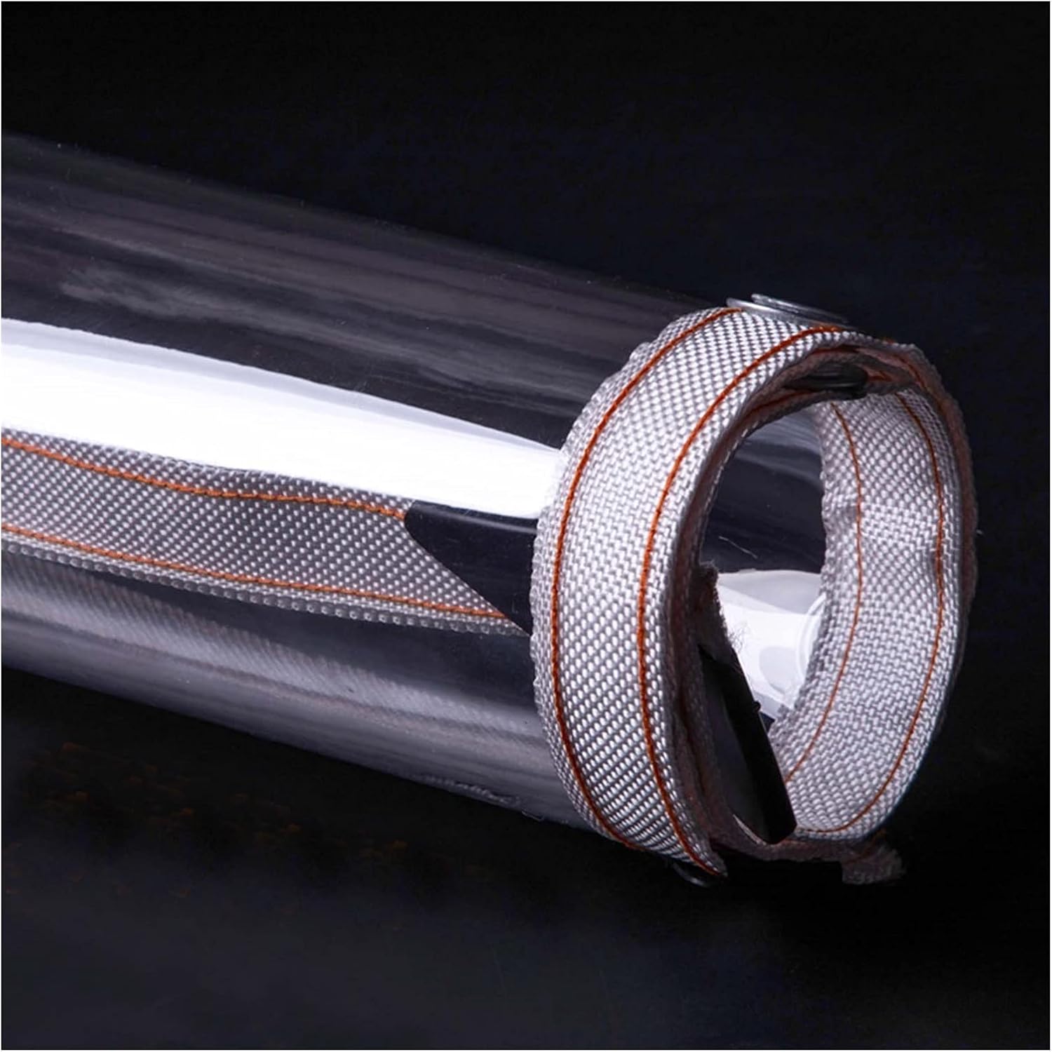 Transparent PE Tarpaulin Tarpaulins Protective Cover Windows Windproof Waterproof Cloth Clear Rainproof Garden Tarp Sail(1x1.5m)