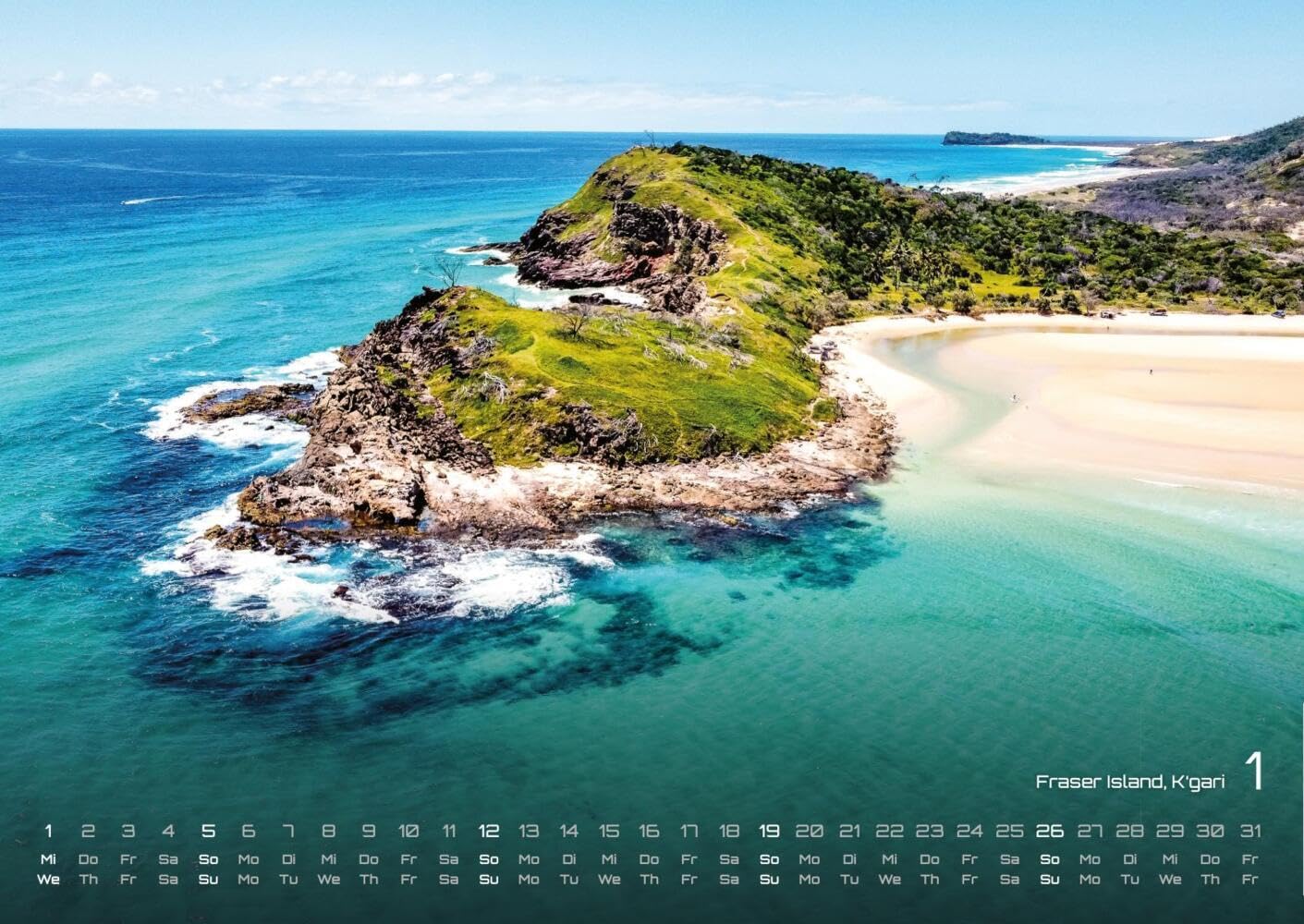 Australien - das Land der Kängurus - 2025 - Kalender DIN A2: Der Wandkalender mit den schönsten Motiven Australiens für das Jahr 2025 im extragroßen Format DIN A2 (ca. 60 x 42 cm)!