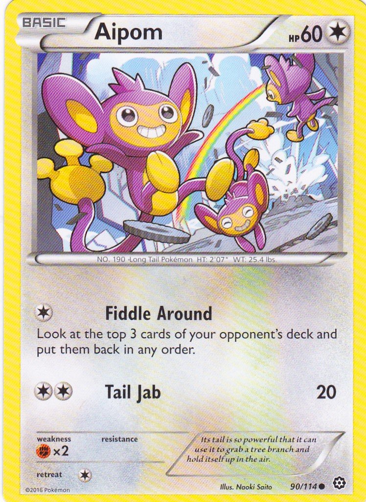 THE POKEMON COMPANY INTERNATIONAL Single Card AIPOM 90/114 STEAM SIEGE