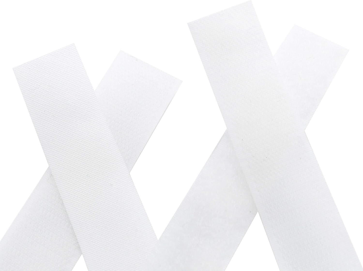 Hook and Loop Fastening YKK Sew On - 1" Inch Width - Color White - Made in The United States - Choose Your Length (5 Yards)