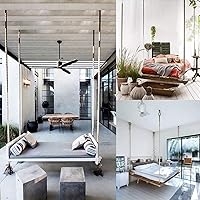 Vista 6 de Cuerda de Manila de 1 pulgada x 100 pies, cuerda de cáñamo natural, cuerdas de cáñamo decorativas grandes y gruesas, cuerdas náuticas trenzadas