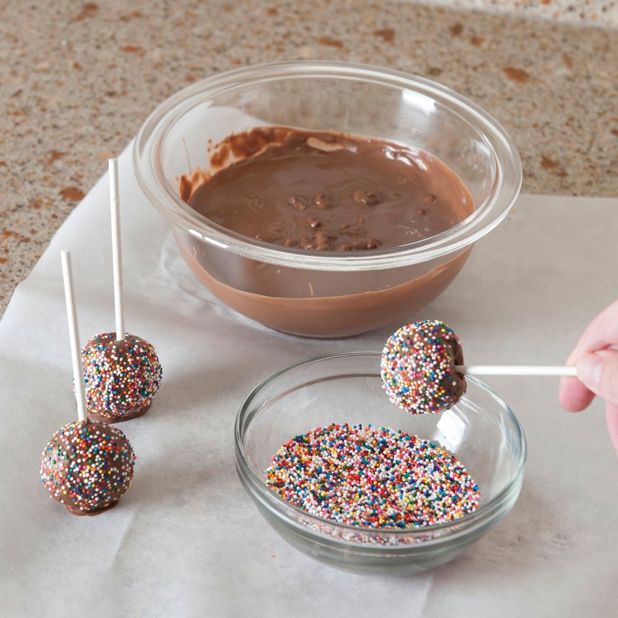 Nordic Ware Red Aluminum Cake Pops Set