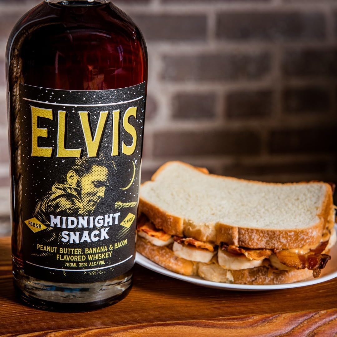 ELVIS MIDNIGHT SNACK FLAVORED WHISKEY 70CL 35%