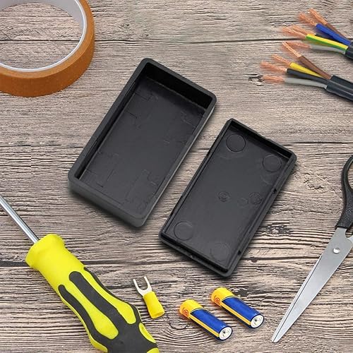 Miniatura 6 de Heyiarbeit Caja de conexiones de plástico ABS a prueba de polvo, caja de proyectos de conexiones, caja pequeña de 3.54 x 2.56 x 1.42 pulgadas (largo