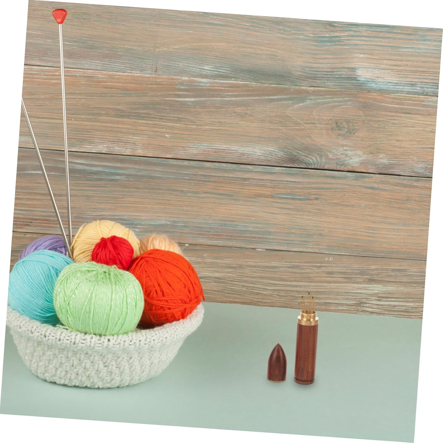 Wooden Sewing Needle Case Storage for Home and Commercial Use