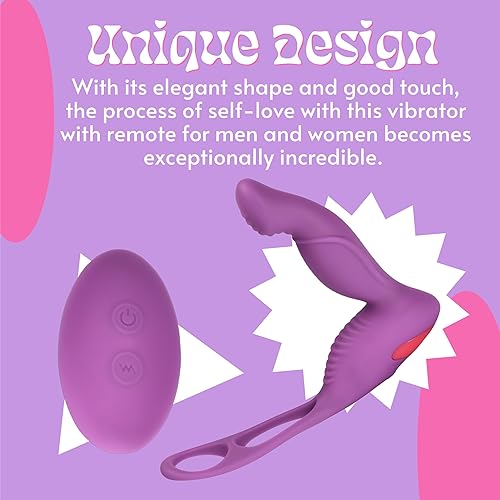 Miniatura 6 de Sweet Vibrations Juguetes sexuales anales masculinos – Vibrador masajeador de próstata anal de empuje, motor potente, múltiples modos de empuje y