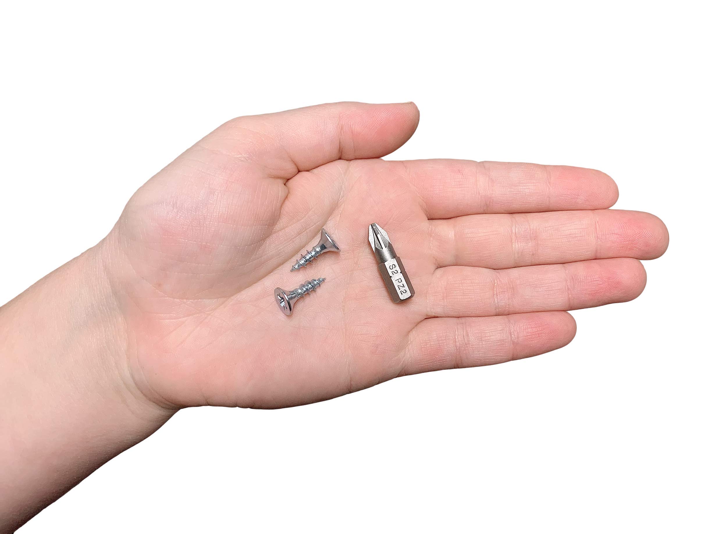 Tornillos De Madera Aglomerado - 4,0 X 45 Mm - Pack De 200 Unidades - Cabeza Avellanada PZ - Acero Zincado