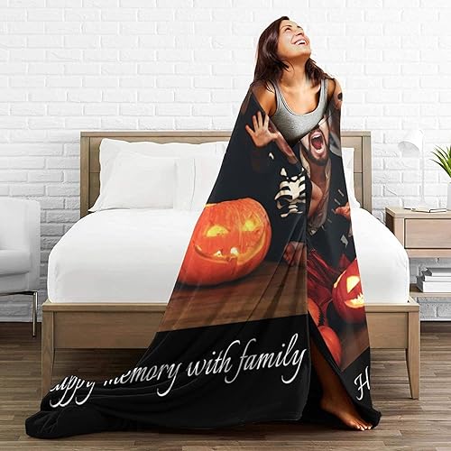 Miniatura 4 de Nsipan Manta personalizada con collage de imágenes de texto, manta personalizada para Navidad, cumpleaños, aniversario, boda, día de San Valentín,