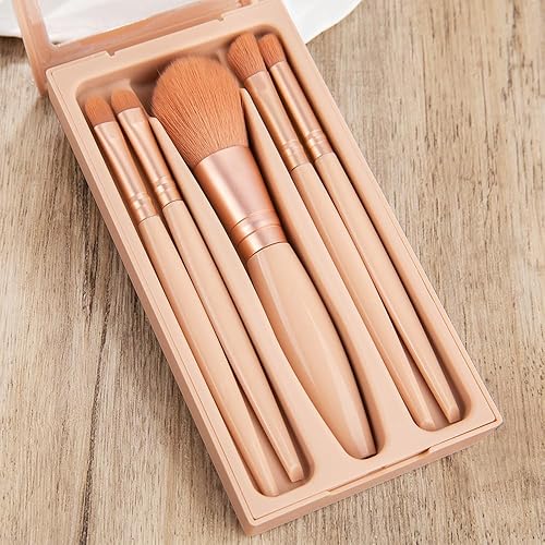 Miniatura 6 de callie Juego de 5 brochas de maquillaje de flores de nacimiento personalizadas con organizador de brochas de maquillaje y espejo de regalo para