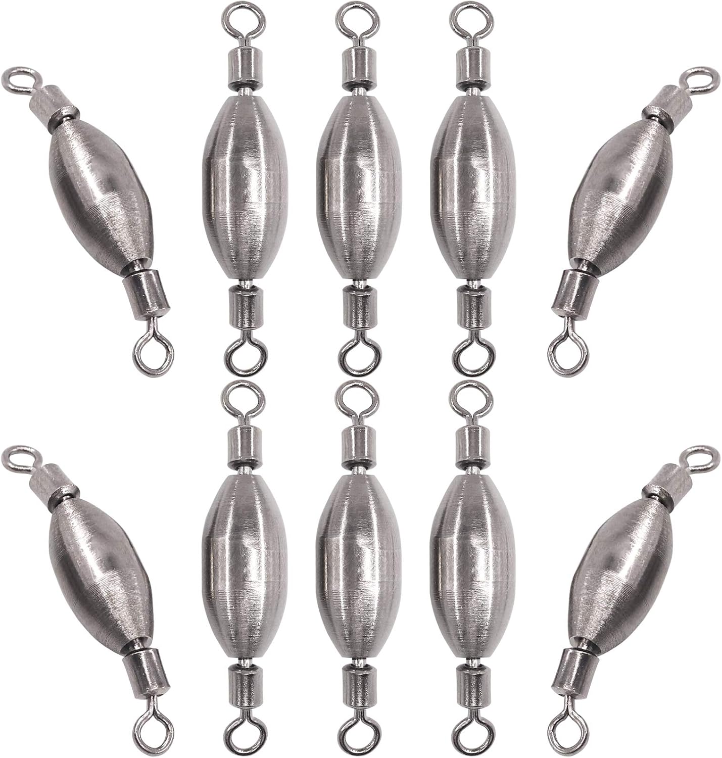 Glarks Assorted Quick Set Up Brass Fishing Sinker with Inner Swivel Set for Freshwater Saltwater (1.5g/0.05oz) : Sports & Outdoors