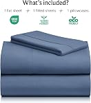 LuxClub 4 PC King Sheet Set, Breathable Luxury Bed Sheets, Deep Pockets Wrinkle Free Cooling Bed Sheets Machine Washable Hotel Bedding Silky Soft - Tree Moss Green King