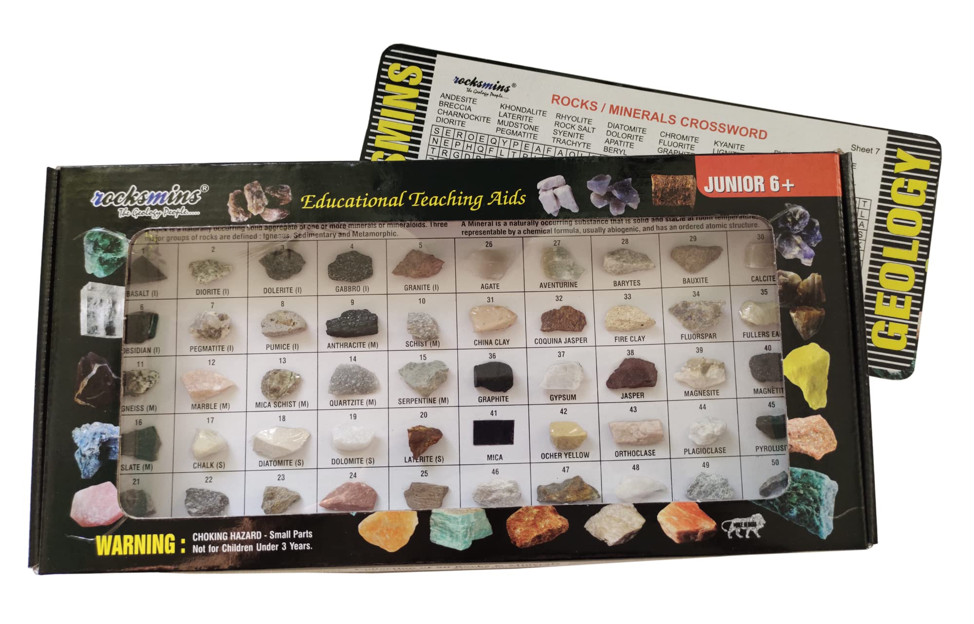 See full amazon price history chart for ROCKSMINS RM50WM Collection Set of 50 Rocks & Minerals for School Education Igneous Sedimentary Metamorphic Samples Activity Geology 25 Rock + 25 Mineral Memory Great Educational STEM Toys for Kids ROCKSMINS RM50WM Collection Set of 50 Rocks & Minerals for School Education Igneous Sedimentary Metamorphic Samples Activity Geology 25 Rock + 25 Mineral Memory Great Educational STEM Toys for Kids (B0B29DFFN8) Amazon Price History, Amazon Price Tracker