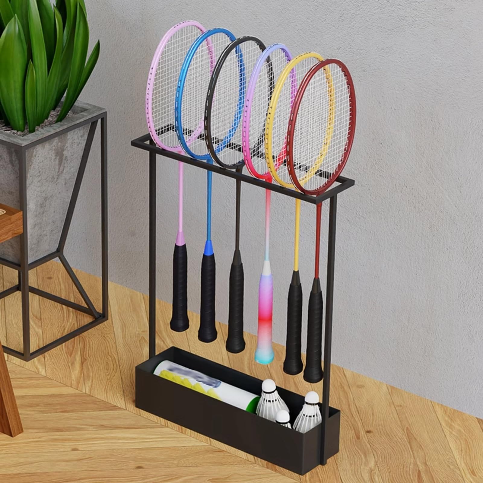 3d Racket Stand Racket Storage Rack Basketball Slip Not Pad Generic Badminton - Perfect ...