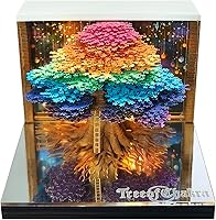 JimSeiSei Tree of Life 3D Calendar 2026 with Memo Pad & Tear-Away Artsy Pads - Creative Desk Planner, Timepiece Layout, New Year Gift