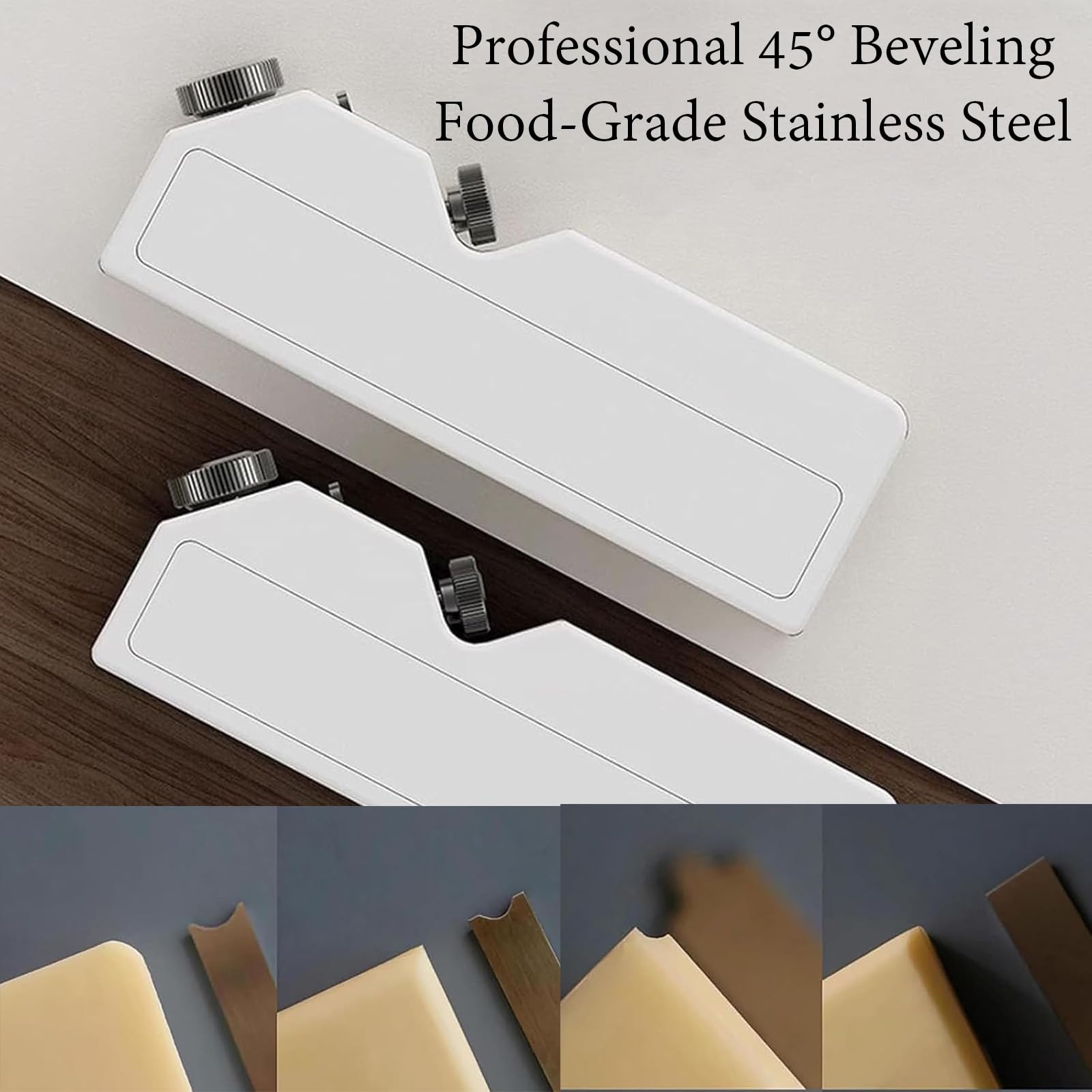 Cepillo Biselador para Jabón con 4 Cuchillas de Modelado, Recortador Manual 45°, Herramienta Multifunción para Suavizar Jabones Artesanales y DIY