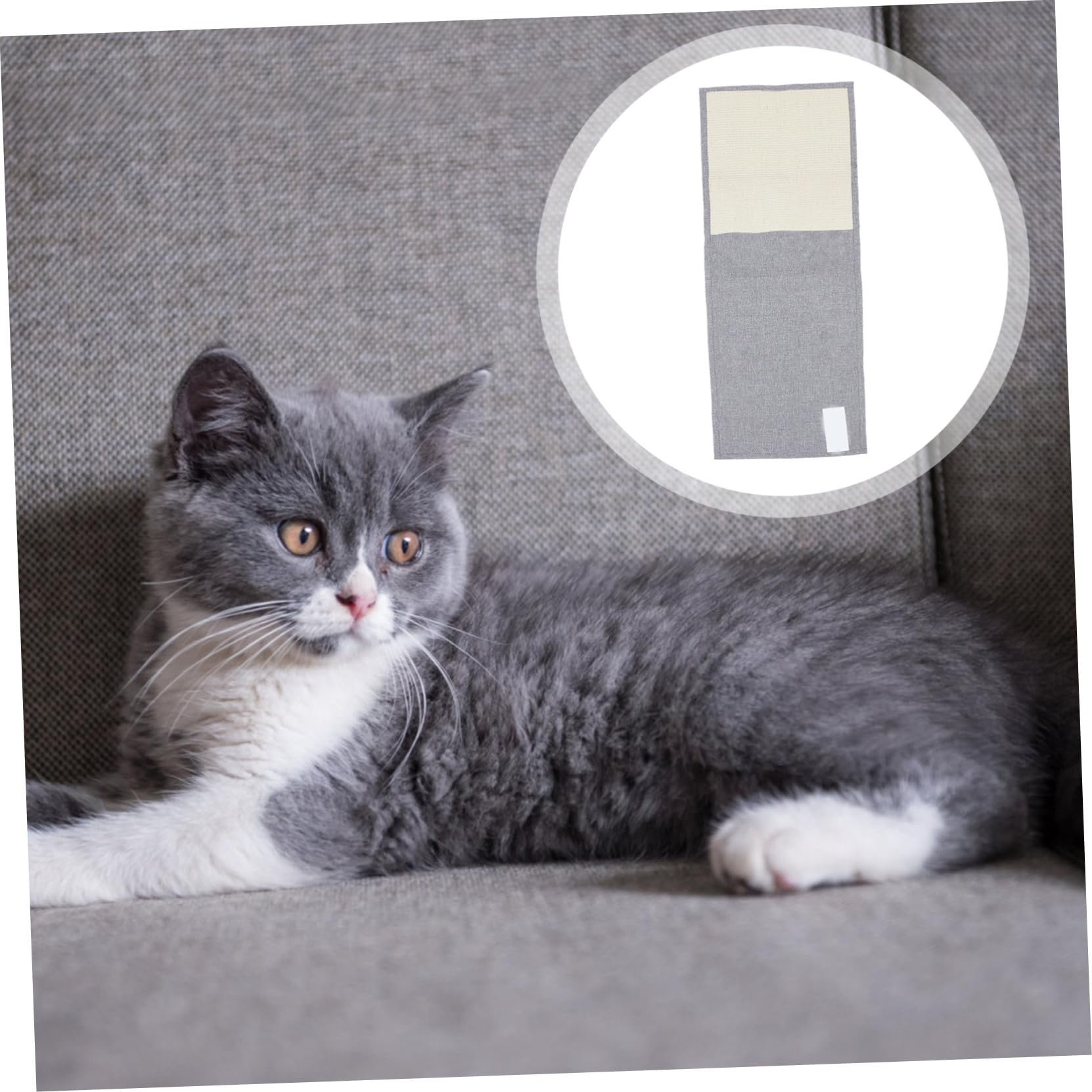 Protector contra Arañazos para Sofá y Gatos, Funda de Reposabrazos de Sisal Resistente y Entretenida para Uso en Casa U Oficina