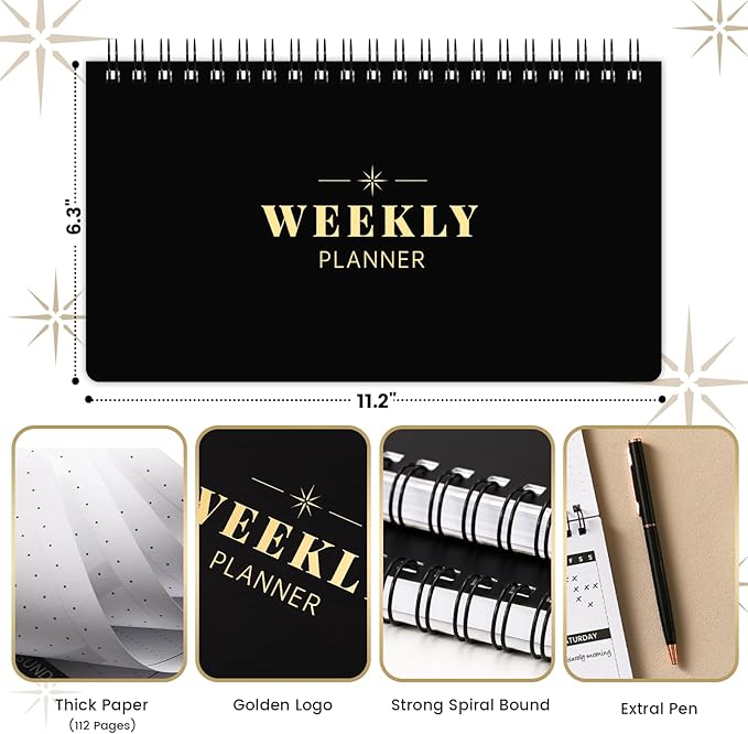 Weekly Planner: Undated Planner for the Whole Year | Pinterest Inspo