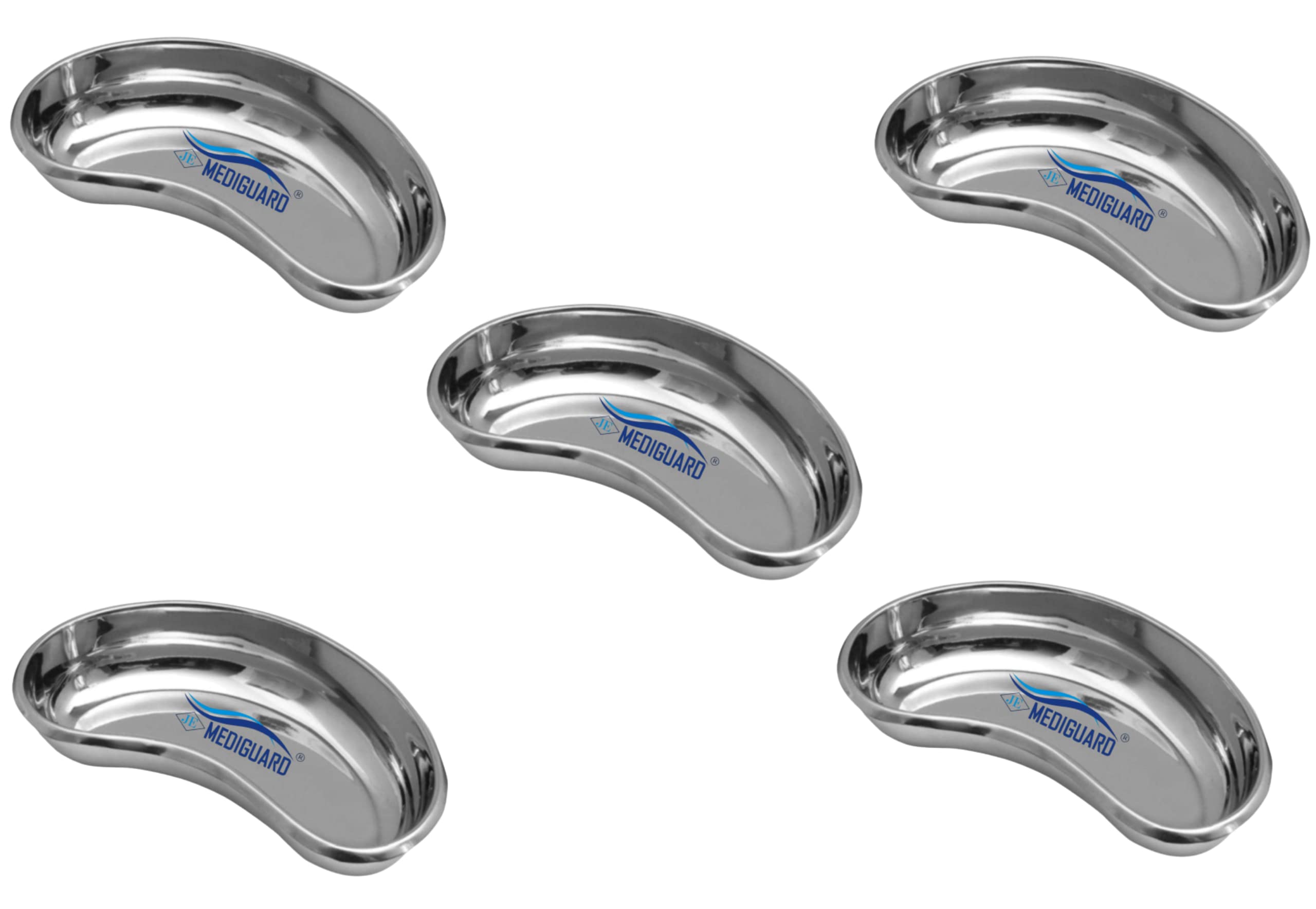 MEDIGUARD COMBO of Kidney Tray Stainless Steel,(6inches) 150mm,(Pack of 5), Reusable and Auto clavable Tray making them Ideal for Hospitals, Lab & Surgical Centre, 6inches,(150mm), Pack of 5 (B0BSV81Y6C) Amazon Price History, Amazon Price Tracker