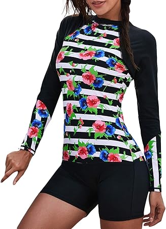 Amazon Co Jp レディース ワンピース ラッシュガード ジップフロント フルボディ 水着 ウェットスーツ 日焼け防止 長袖 ダイブスキン サーフスーツ S Xxxl 服 ファッション小物