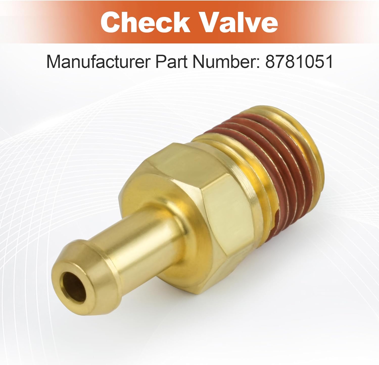 Check Valve 8781051 Compatible with Select Mercury and Mariner 2-Stroke 105-275 HP Outboards