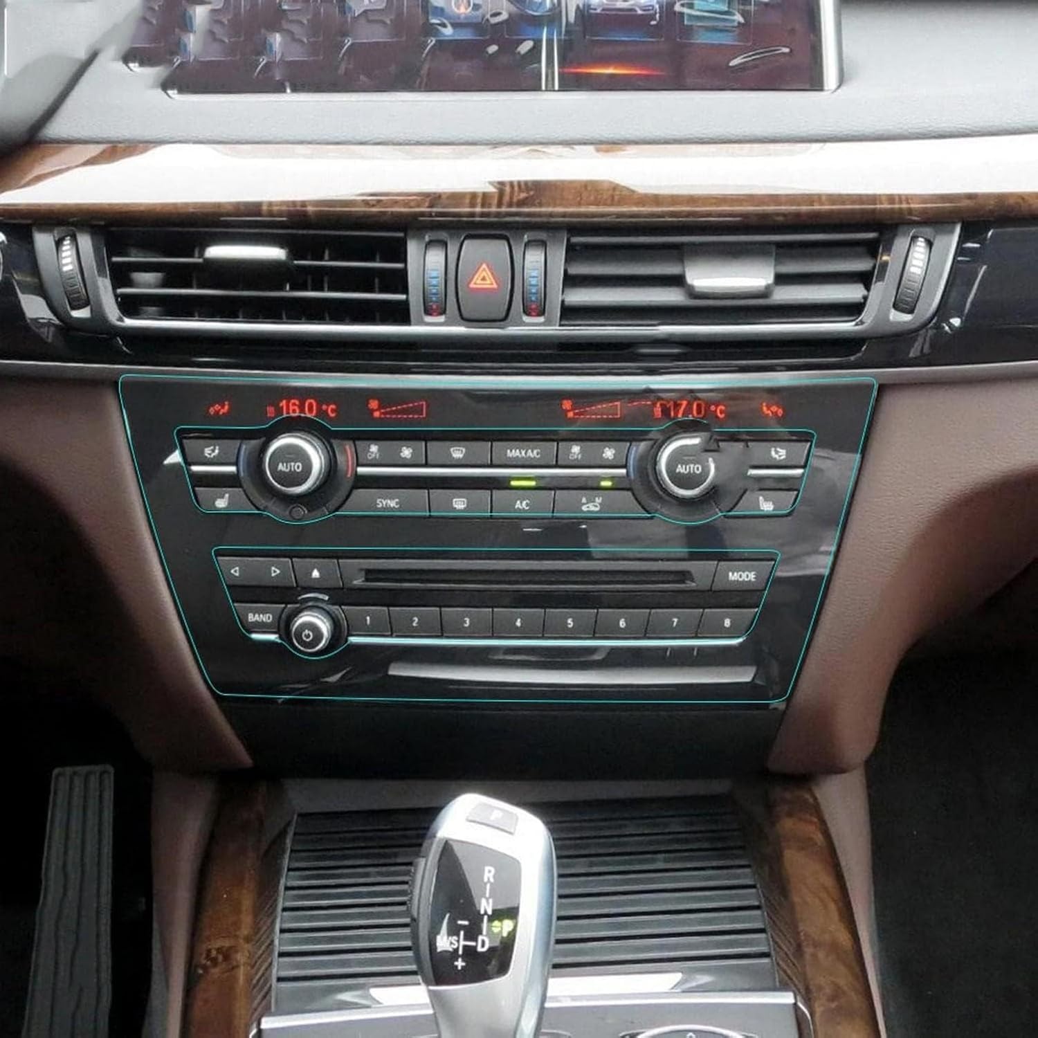 Film de protection TPU console centrale de voiture BMW X5 F15