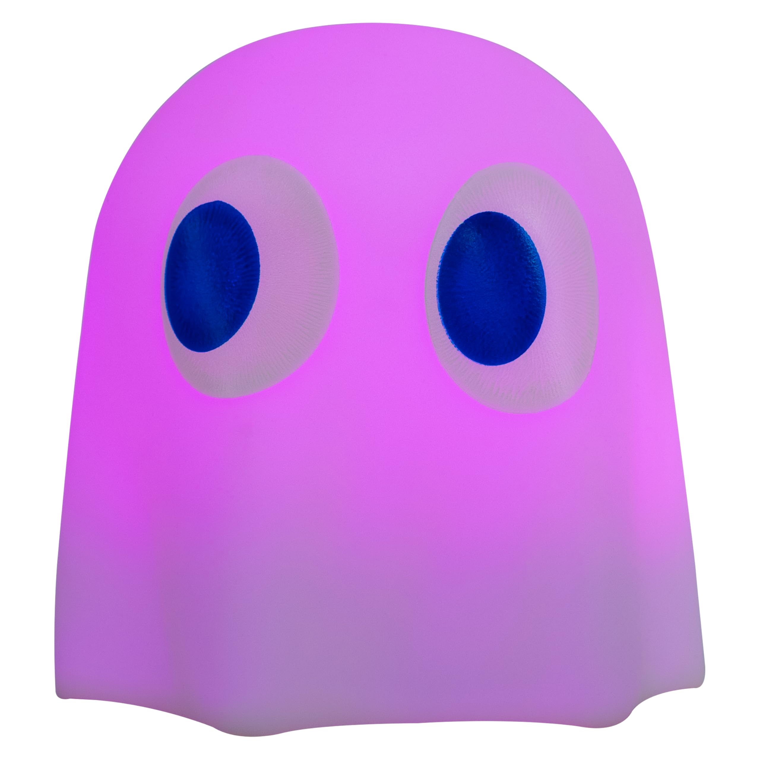 Pac-Man Colour Changing Ghost Mood Light. Touch & Squeeze Sensitive 3D Silicone Lamp. 9.9cm Tall. Battery Powered. Officially Licensed Pac-Man Merchandise. — view 5