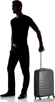 Samsonite Lite -Shock - Spinner S Suitcase, 55 cm, 36 l, Black (Black)