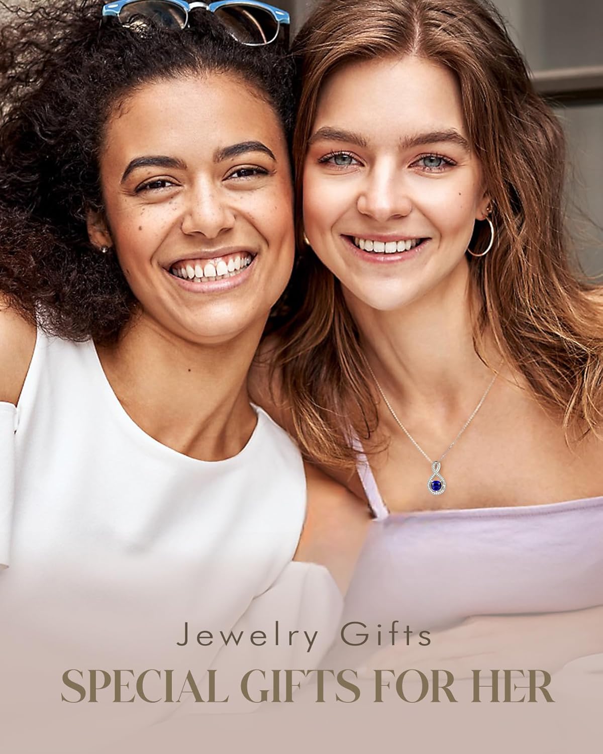 FANCIME Birthstone Necklaces for Women Fine Jewelry Sterling Silver Infinity Pendant Anniversary Birthday Mothers Day Gifts for Her Women Wife Mom Lady Daughter, Chain 16"+2" Extend - Image 5