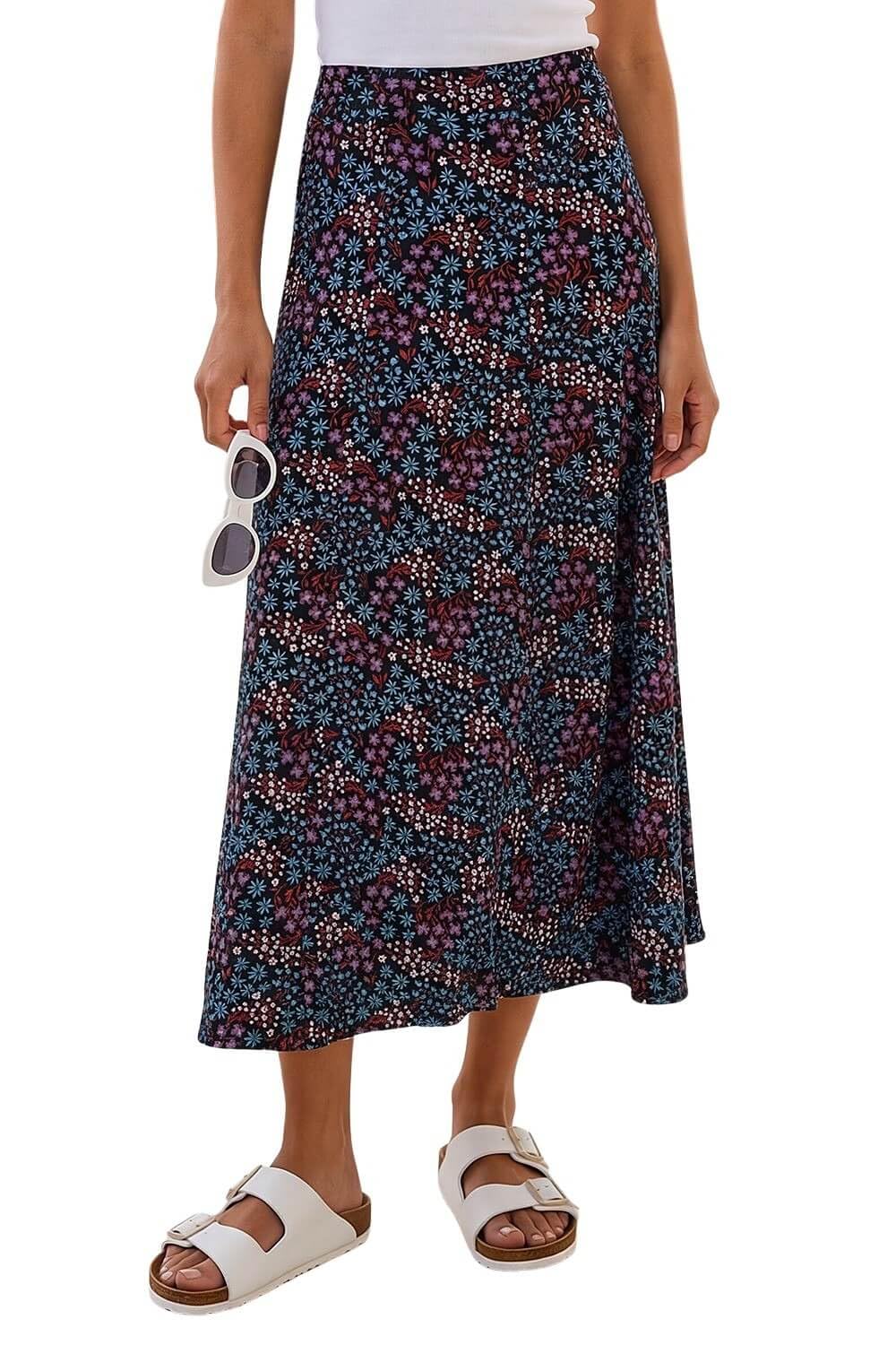 Roman - Women's - Midi Skirt - Size 16 - Purple