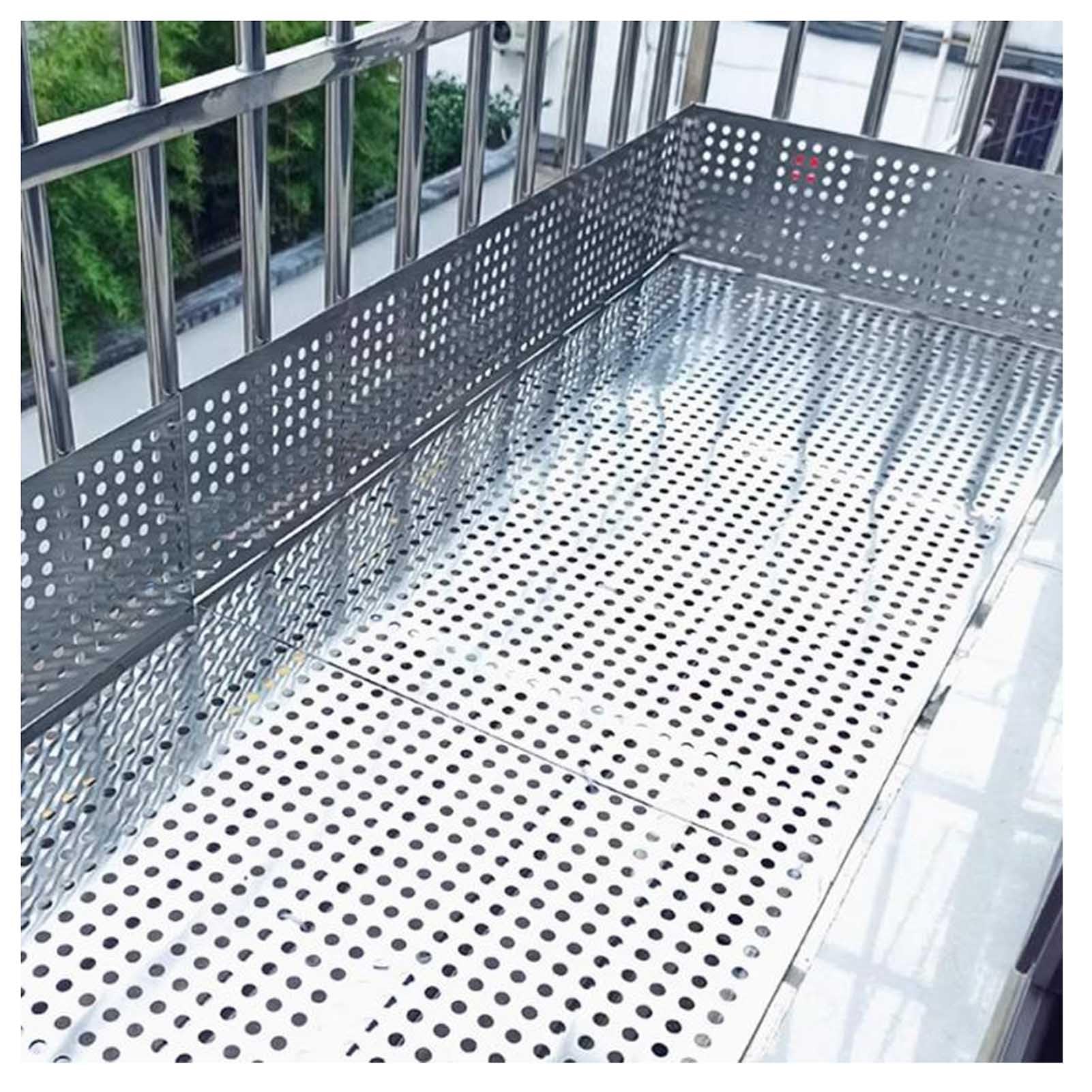 Panel de metal perforado para barandilla de acero inoxidable de interior