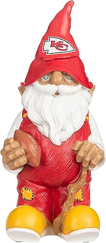 Vista 16 de NFL Resin 11.5" Team Logo Outdoor Garden Statue Gnome