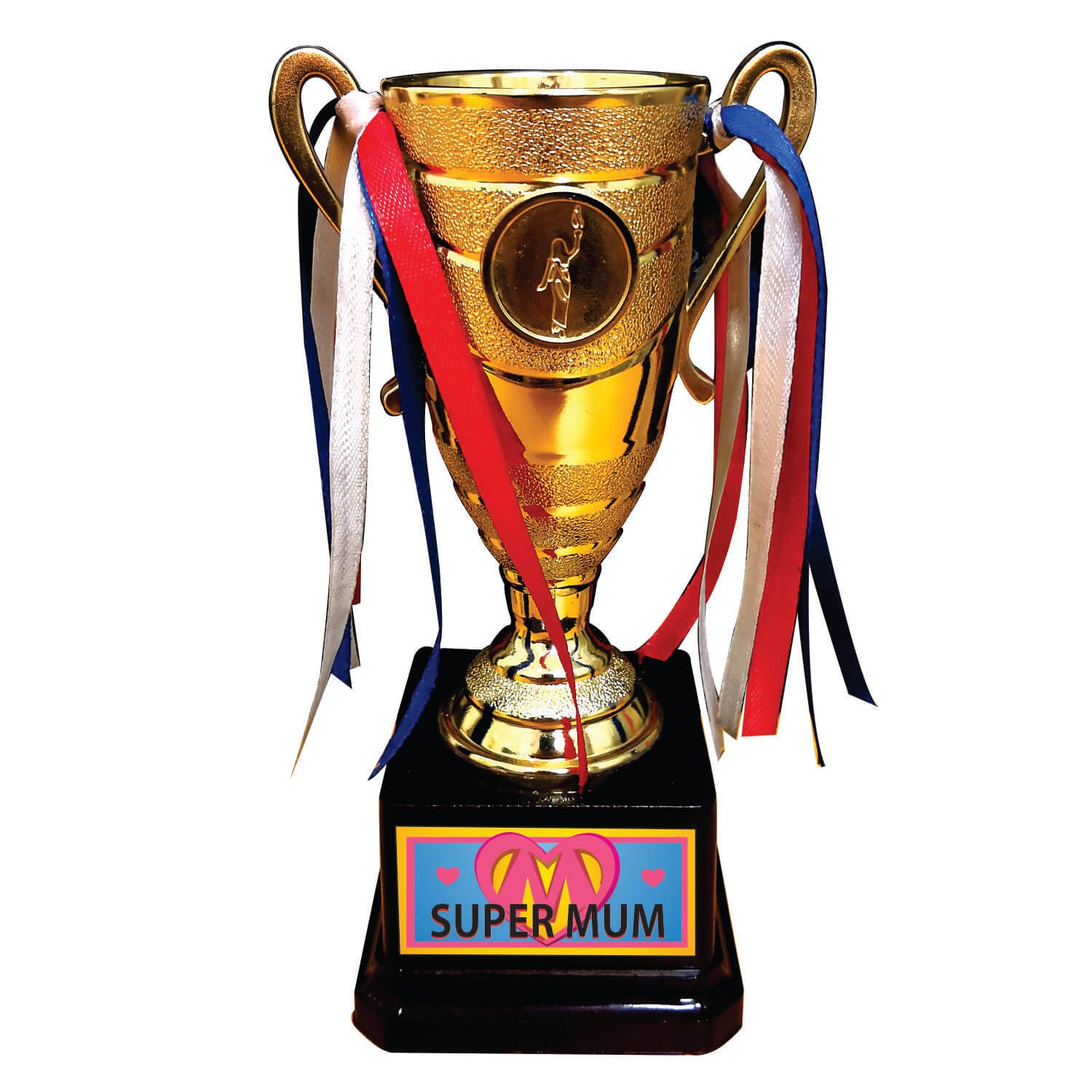 Yaya Cafe Super Mom Trophy Mum Golden Champion for Mom (B07C3TRDGW) Amazon Price History, Amazon Price Tracker