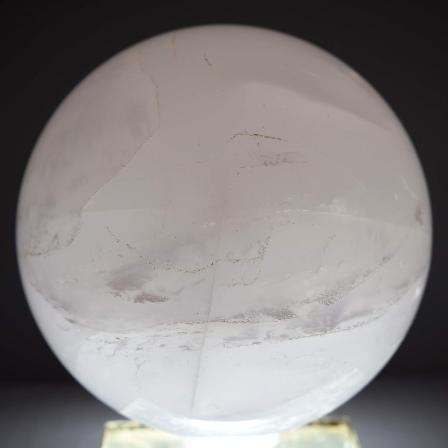 2.6" Rose Quartz Sphere Natural Rich Pink Crystal Sparkling Mineral Polished Stone Ball - China + Stand