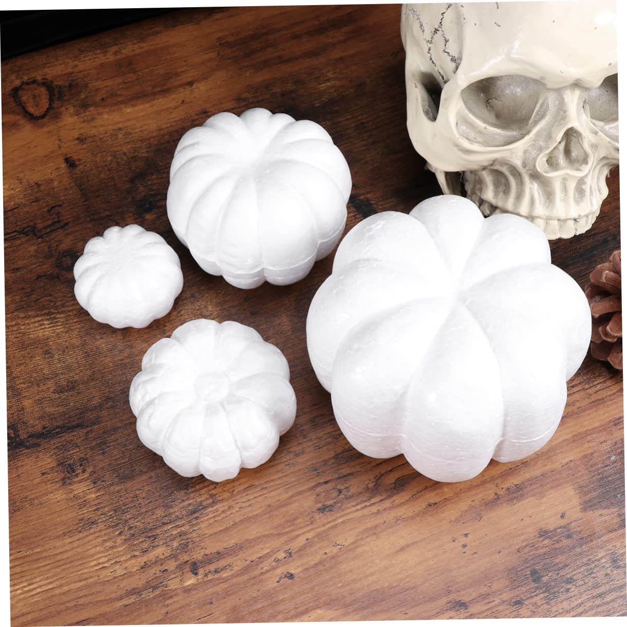Alipis 3 Set Di Finte Zucche Artigianato Di Zucca Per Halloween Ringraziamento E Decorazioni Autunnali 5 Pezzi * 3