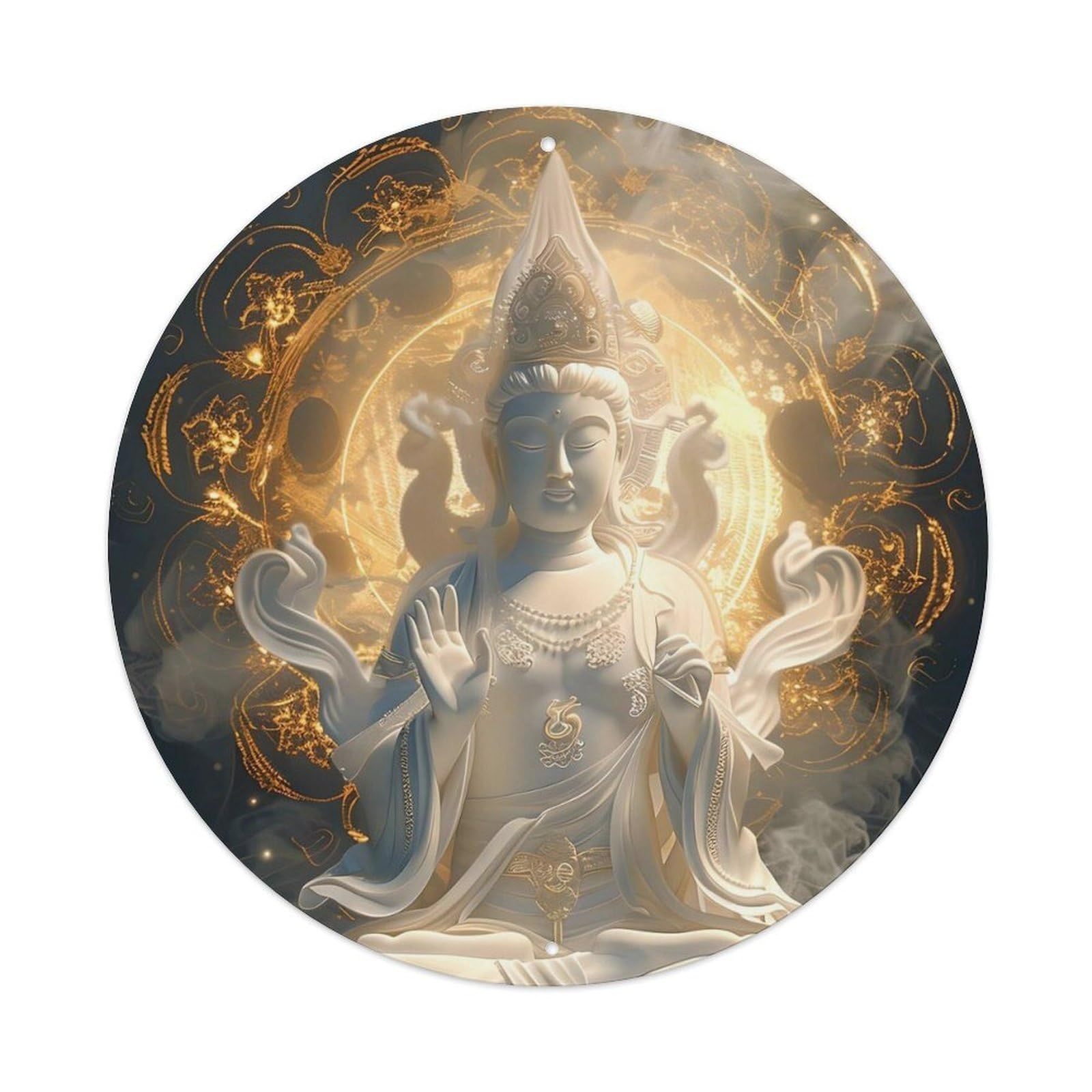 Buddhism Faith in The Buddha Metal Tin Sign