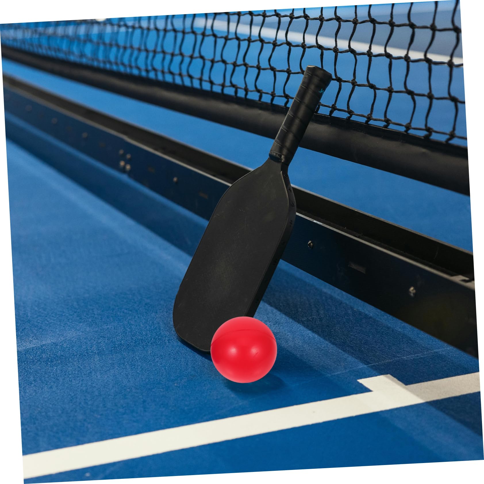 VANZACK 1set Beach Paddle Ball Replacement Pu Beach Balls for Outdoor Activities Impact Resistant Design for Beginners and Training Games 6pcs