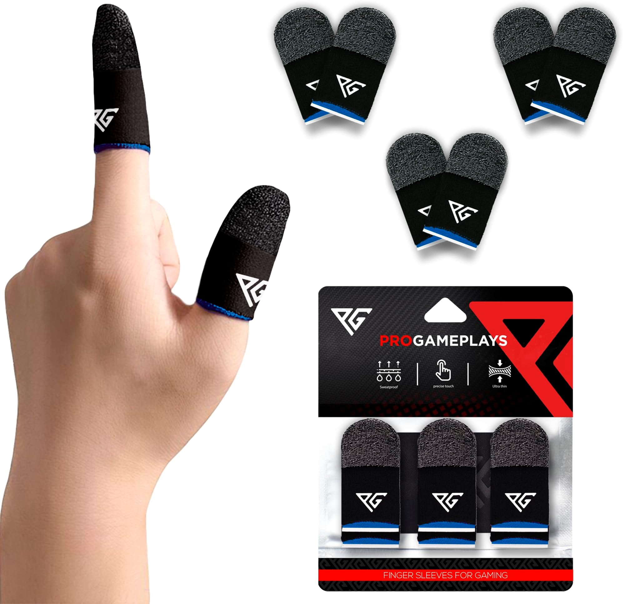 Hybrid Blue Finger Sleeves