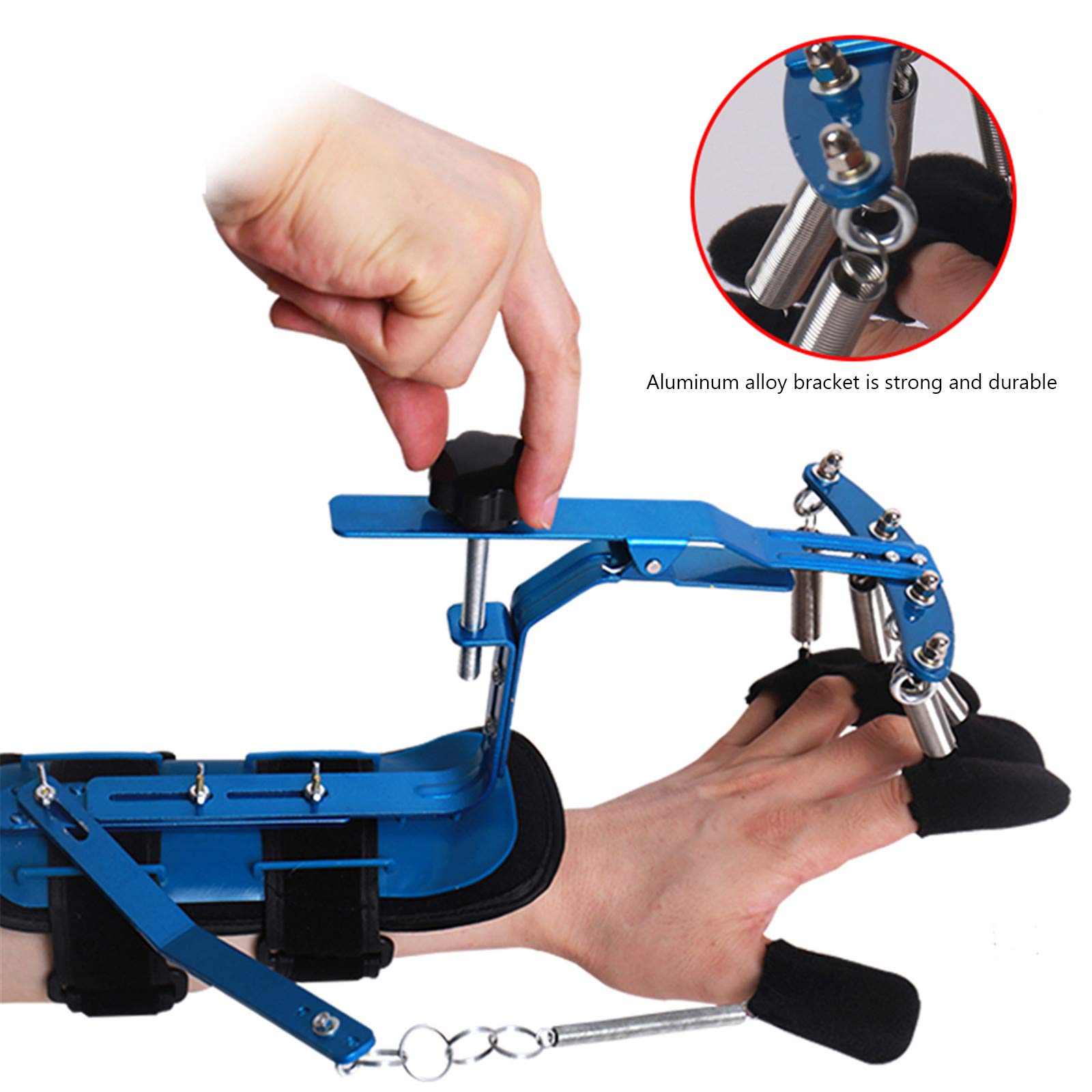 Tutore per la riabilitazione delle dita, plantari per riabilitazione delle dita regolabili Esercitatore per il polso Ortesi per il polso della mano Separato per la flessione delle dita Sched