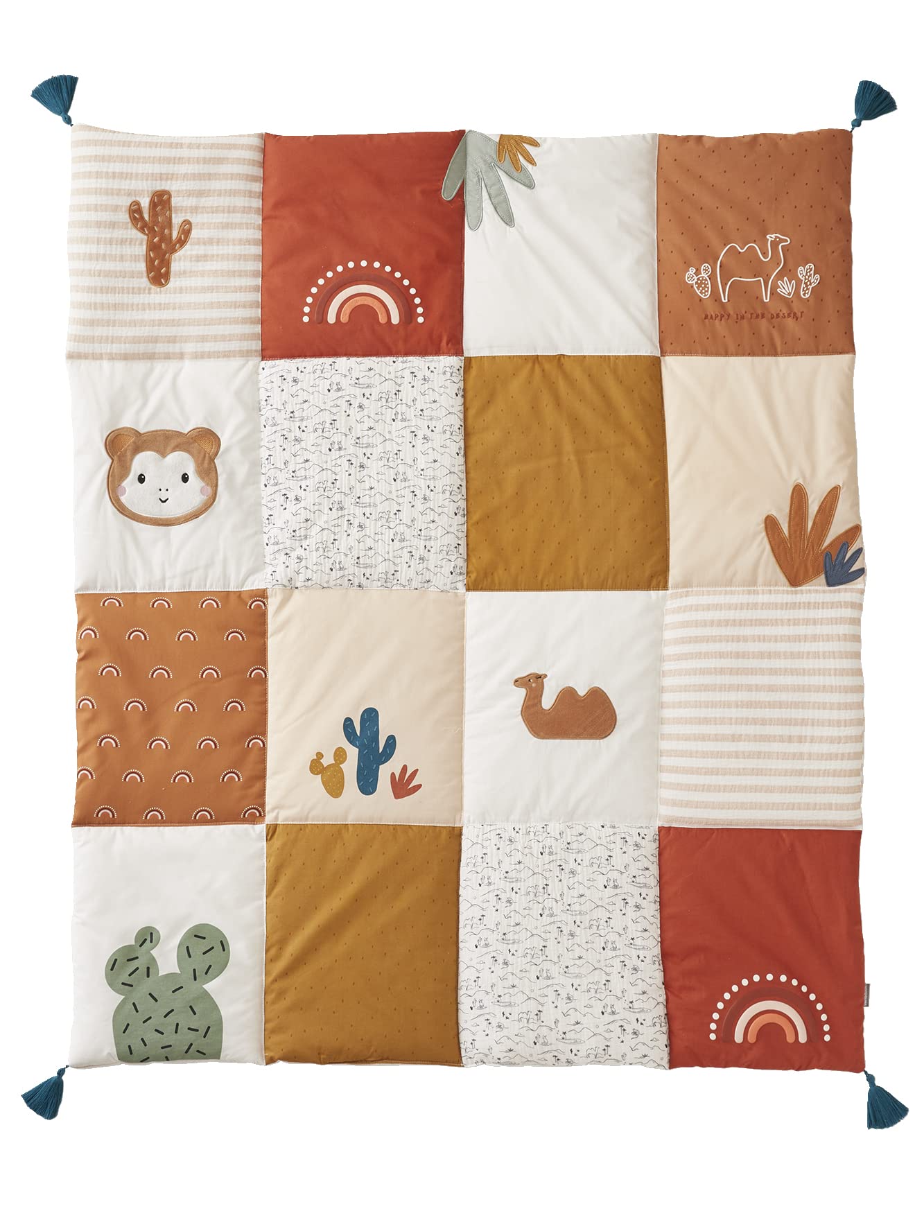 Tapis de sol Wild Sahara écru sable tapis de jeu bébé 100x120