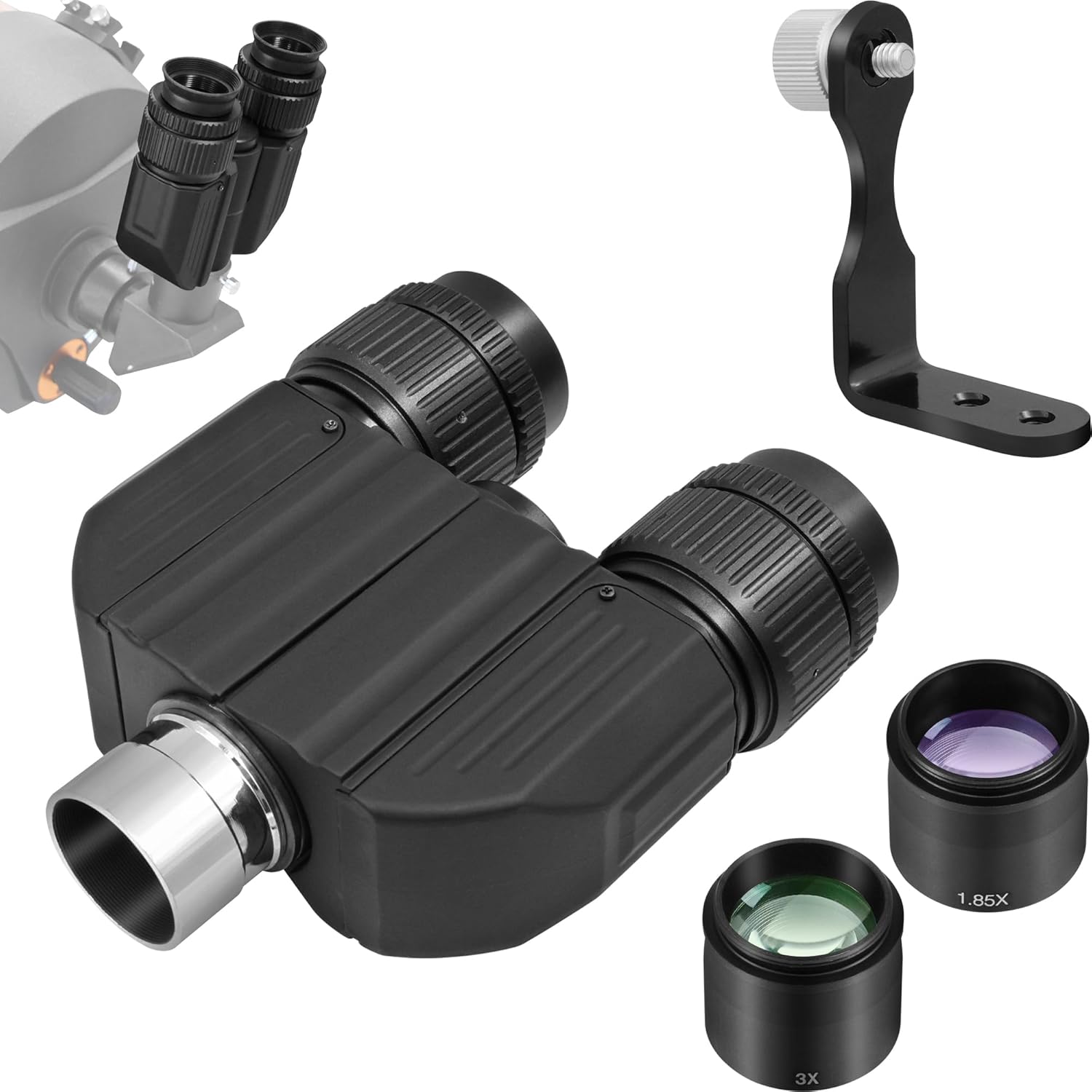 Alstar L Type Binocular Tripod Adapter - Bundle with - Stereo Binocular Viewer