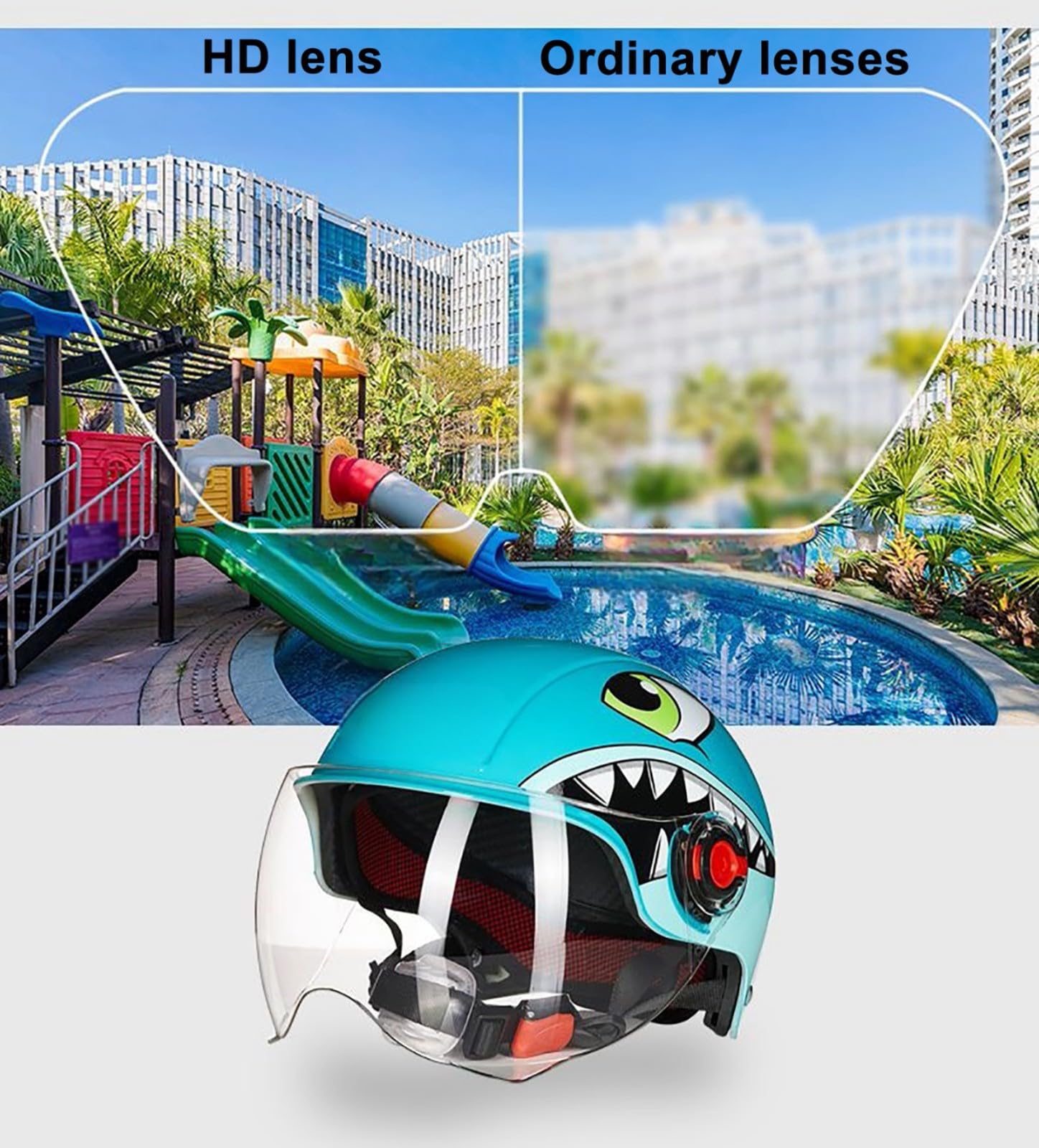 Kask dziecięcy, rower dziecięcy, skuter, Cruiser, kask na deskorolkę dla dziewcząt i chłopców, wielofunkcyjny kask dziecięcy z wizjerem, certyfikat ECE 2205