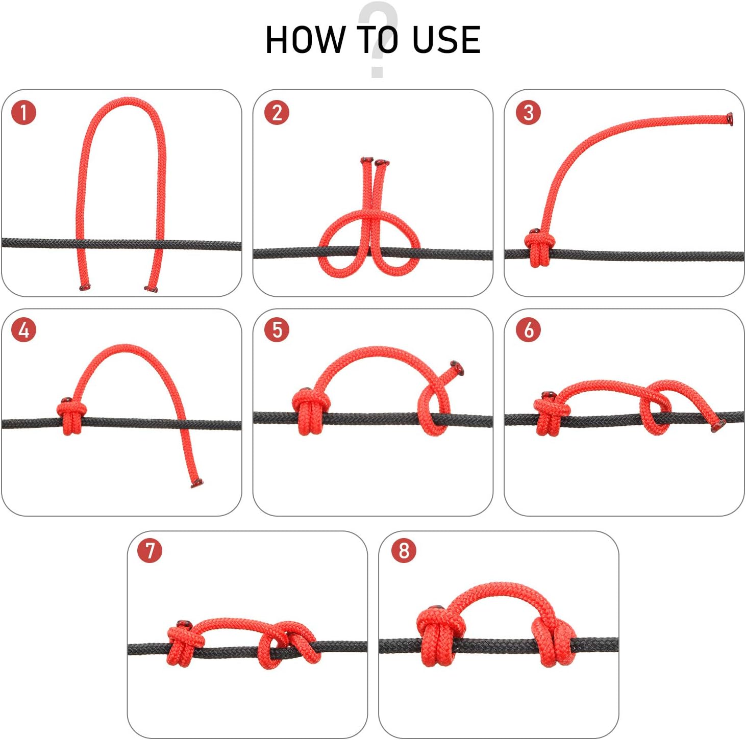 2 Pieces Archery D Loop Rope 10 Feet Archery Bowstring Serving Thread D Loop Rope Release Material Nocking D Loop Rope String