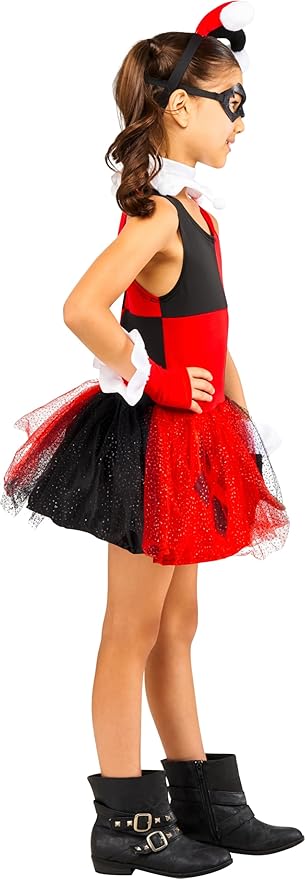 Rubies DC Comics Harley Quinn Disfraz Tutu para Niñas miniatura 3