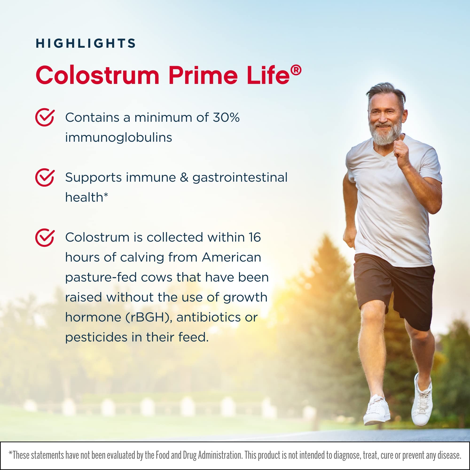 Jarrow Formulas Colostrum Prime Life 500 milligrams 120 capsules (Pack of 2)