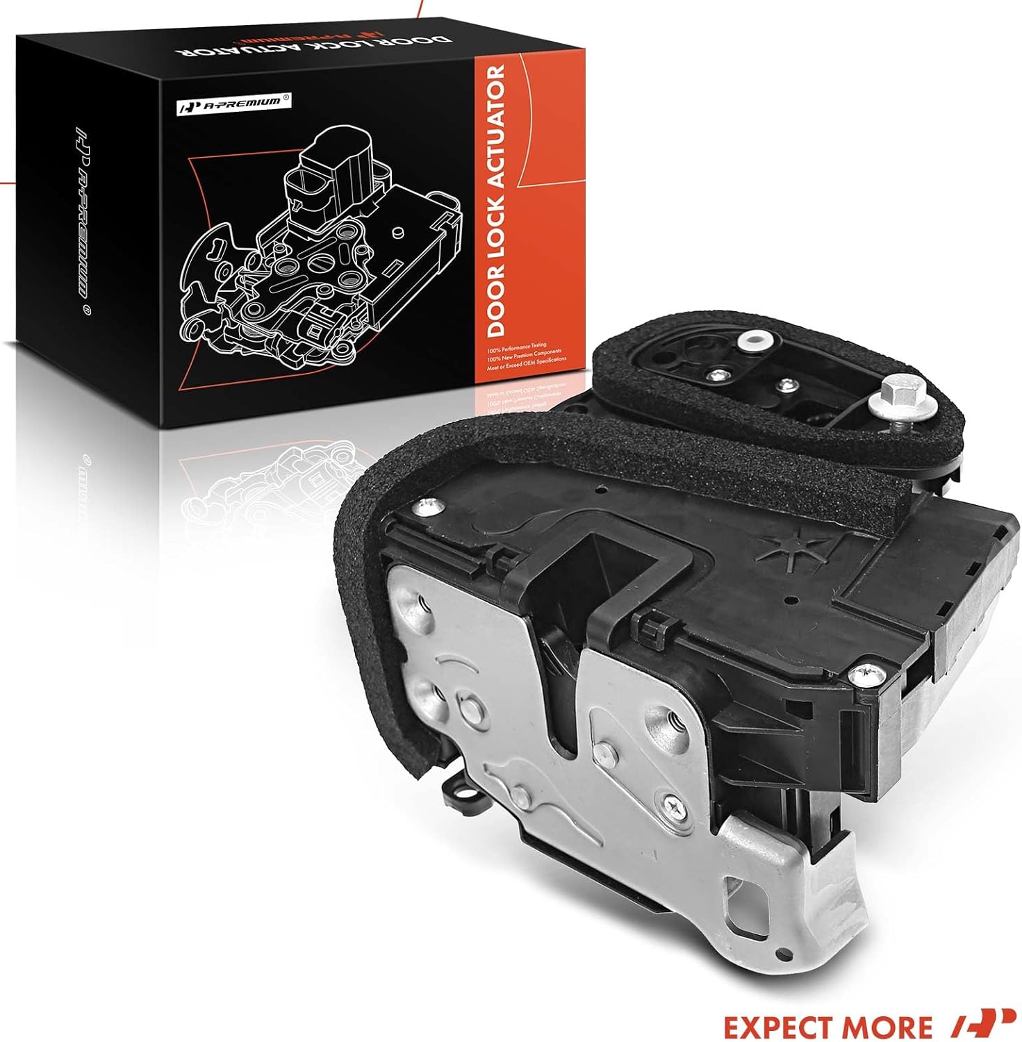 A-Premium Front Driver Door Lock Actuator Compatible with Chevrolet Chevy Silverado 1500 2500 3500 Suburban Tahoe Impala Cruze & GMC Sierra Yukon & Cadillac Escalade ESV, with Keyless Remote Entry