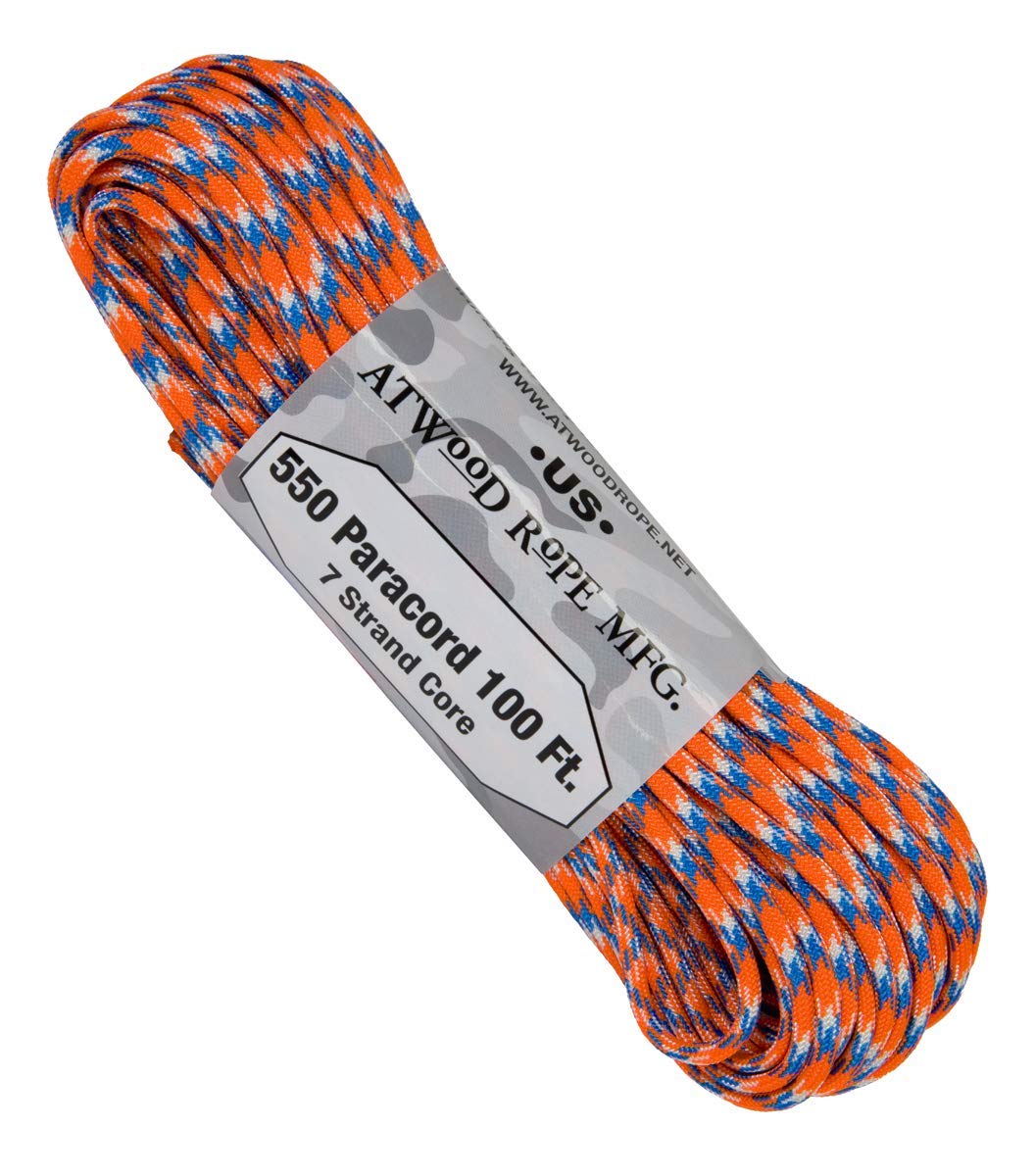 Corde de parachute 550 Atwood Rope nylon équipement survie bronze
