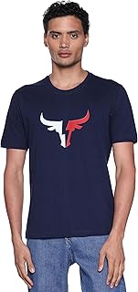 تيشرت هيرو بيسيك للرجال كلاسيك مطبوع بنمط ثور من هيرو بيسك وير